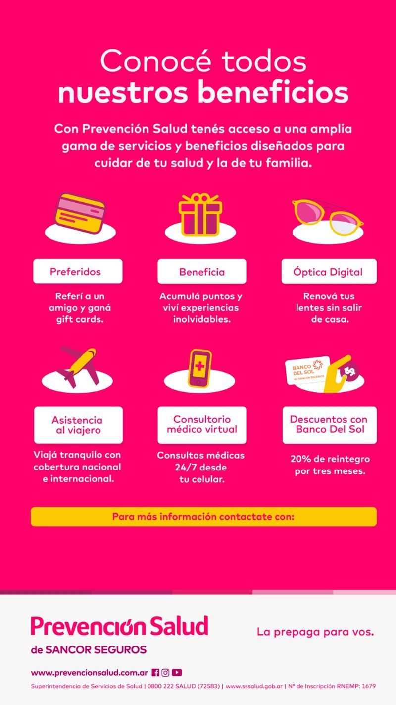 Beneficios de Prevención Salud