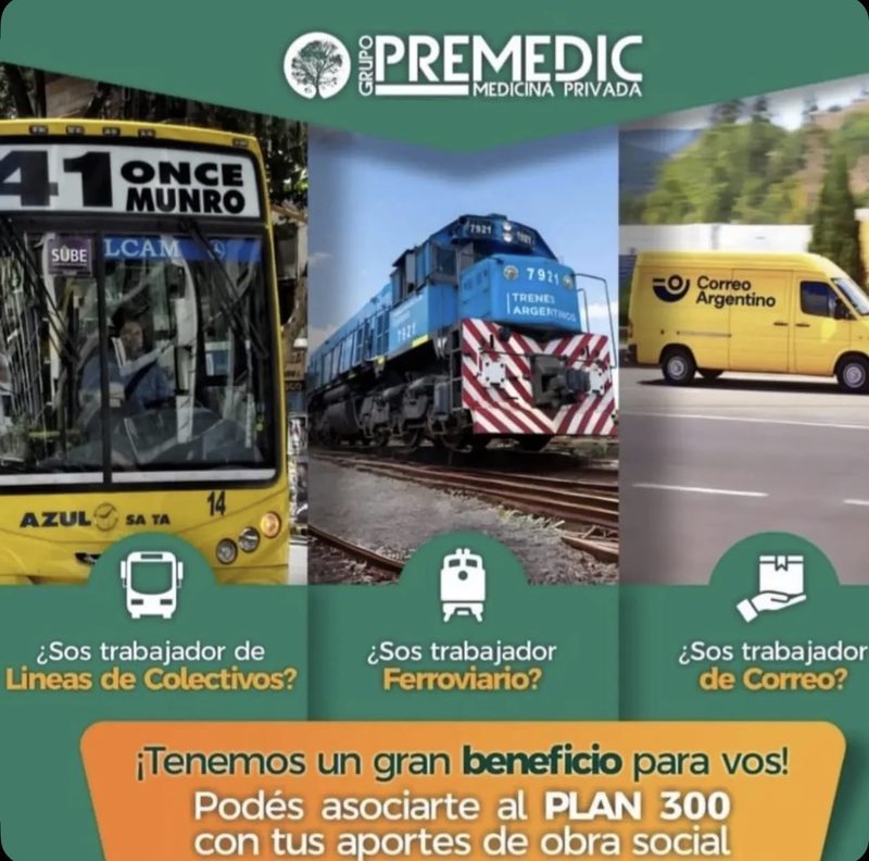 Choferes de colectivos y ferroviarios